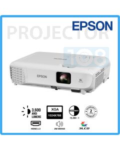 Epson EB-E12 3LCD Projector (3,600 ANSI Lumens, XGA)
