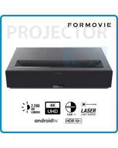 Formovie Theater DLP Ultra-short Throw Home Laser Projector ( 2800 ANSI Lumens, 4K UHD, Android TV)