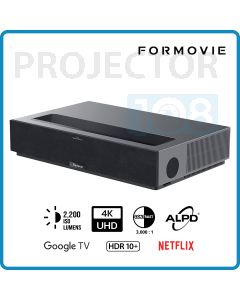 Formovie Theater Premium DLP Ultra-short Throw Home Laser Projector ( 2200 ISO Lumens, 4K UHD, Android TV)