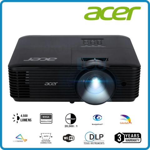 Acer X1328Wi DLP Projector ( 4,500 , WXGA , Wireless )