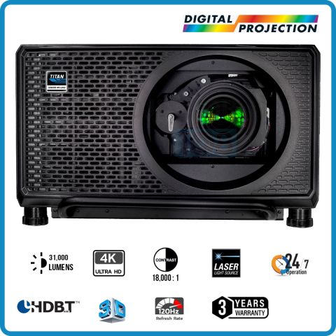 Digital Projection Titan 33000 4K UHD 3DLP Laser Projector ( 31,000, 4K UHD )