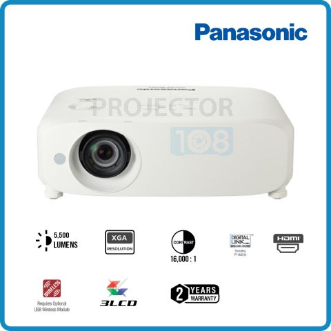 Panasonic PT-VX610 3LCD Projector (5,500 Lumens , XGA)