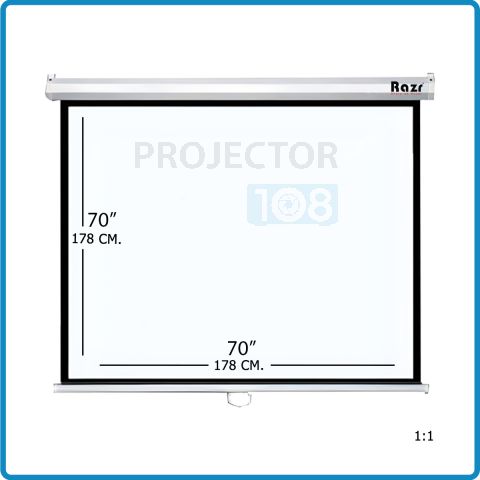 Razr Wall Screen 70" x 70" 1:1
