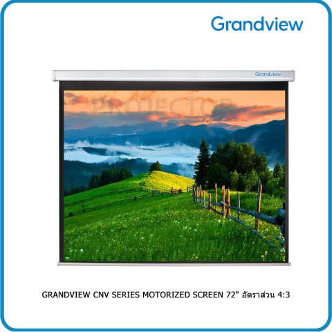 GRANDVIEW CNV Series Motorized Screen 72" อัตราส่วน 4:3