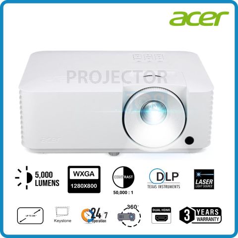 Acer Vero XL2330W DLP Laser Projector (5000 ANSI Lumens , WXGA)