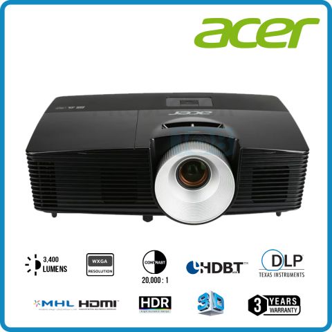 Acer P1385W Best-value projection  DLP Projector