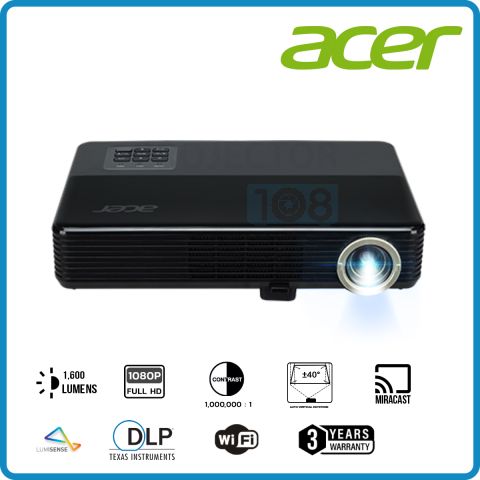 Acer XD1520i LED Wireless Projector (1600 , Full HD, WiFi)