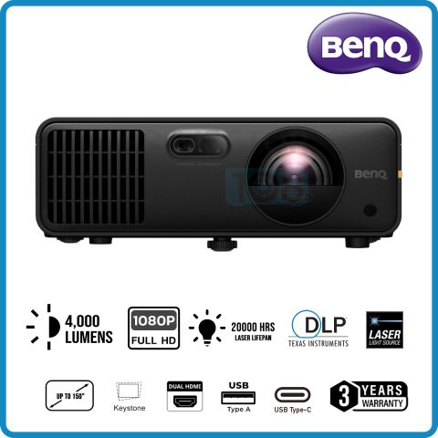 BenQ AH700ST DLP Golf Simulator Short Throw Laser Projector (4,000 Lumens, Full HD)