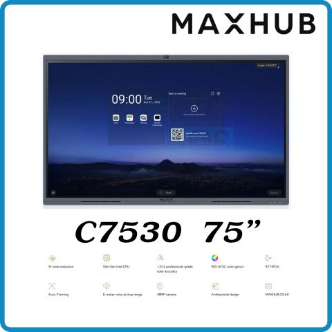 MAXHUB MXH-C7530 4K 75" V6 Classic Series