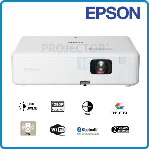 Epson CO-FH01 3LCD Home Projector (3,000 , Full HD)