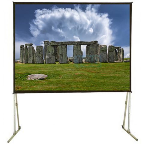 VERTEX Easy Fold Screen 150" อัตราส่วน 4:3 เนื้อจอฉายหน้าและฉายหลัง