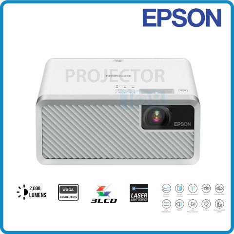 Epson EpiqVision Mini EF-100W ATV Laser Projection TV ที่มาพร้อมฟังก์ชัน Android TV™