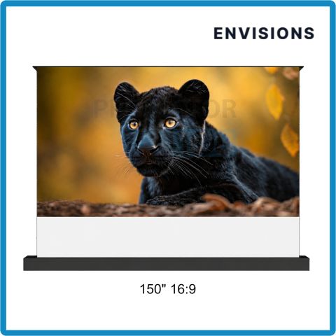 ENVISIONS CineWhite 4K Floor Rising Screen 150" 16:9