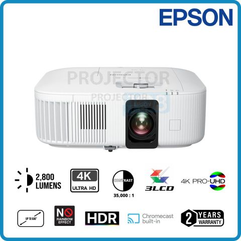 Epson EH-TW6250 3LCD 4K PRO-UHD Smart Home Theater Projector With Android TV ( 2,800, 4K UHD , Android )