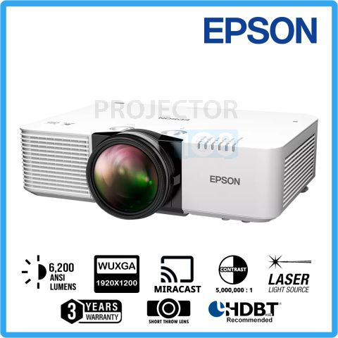 Epson EB-L690SU 3LCD Short Throw Large Venue Laser Projector (6,500 ANSI Lumens, WUXGA)