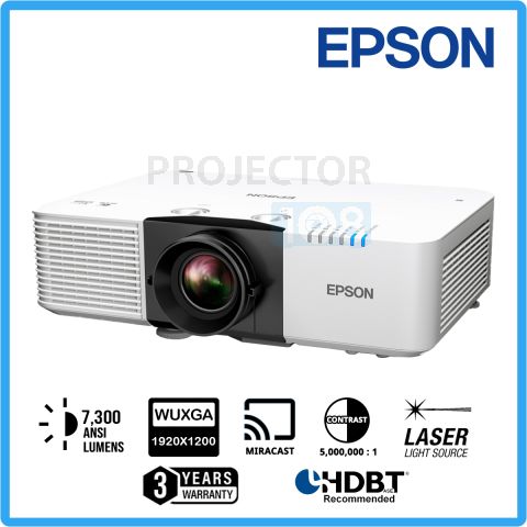 Epson EB-L790U 3LCD Large Venue Laser Projector (7,300 ANSI Lumens, WUXGA)