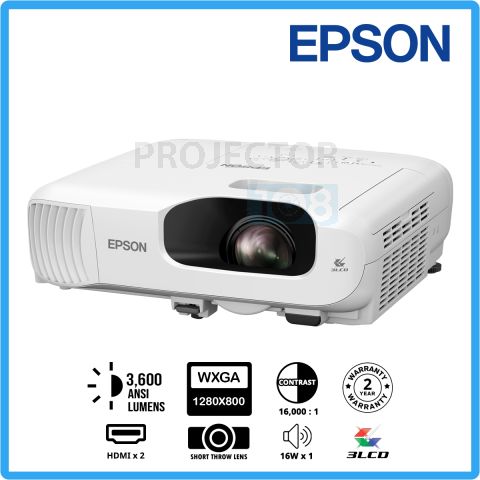 Epson EB-W56S 3LCD Projector Left