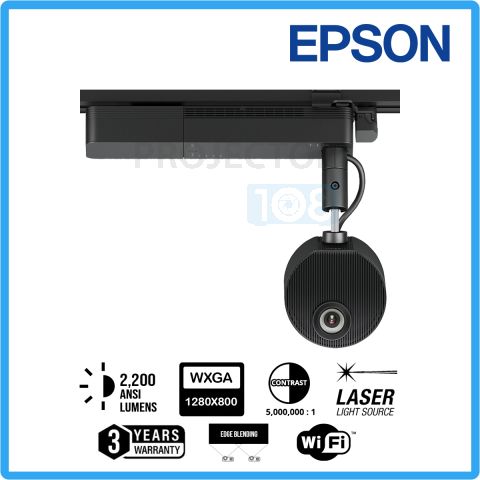 Epson EV-115 3LCD Lightscene Laser Projector (2,200 ANSI Lumens, WXGA)