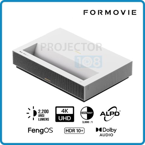 Formovie Cinema 3 DLP Ultra-short Throw Home Laser Projector ( 2,200 ANSI Lumens, 4K UHD)