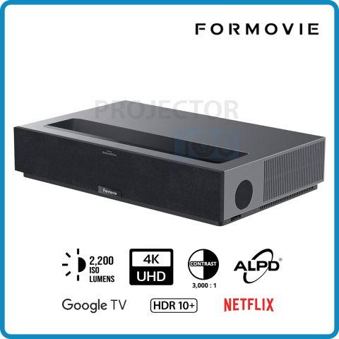 Formovie Theater Premium DLP Ultra-short Throw Home Laser Projector ( 2200 ISO Lumens, 4K UHD, Android TV)