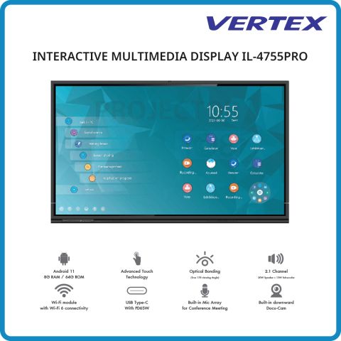 Vertex Interactive Multimedia Display IL-4755Pro