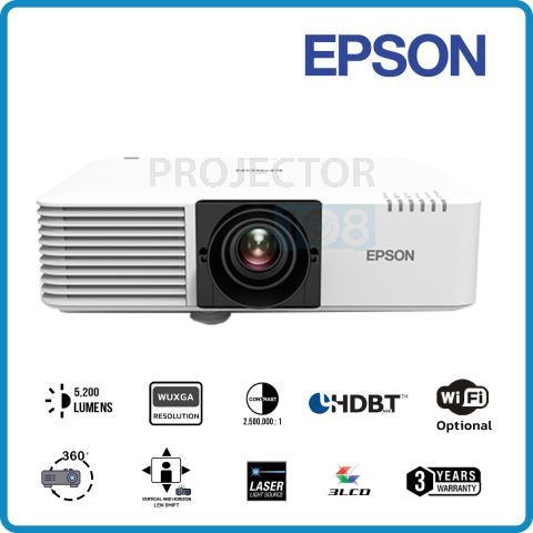 Epson EB-L520U 3LCD Laser Projector ( 5,200 , WUXGA )