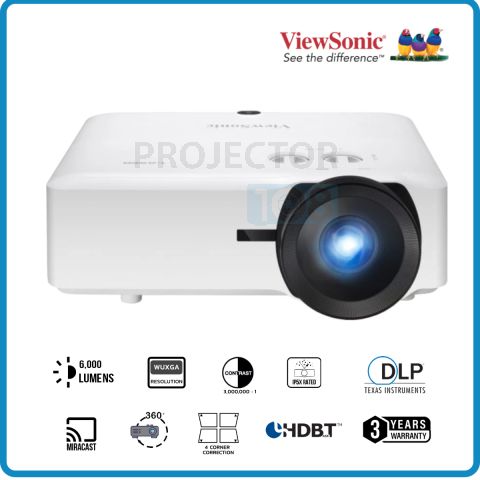 Viewsonic LS921WU DLP Short Throw Laser Projector (6,000, WUXGA)