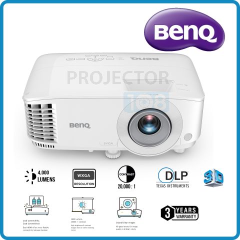 BenQ MW560 DLP Projector (4,000 Lumens, WXGA)