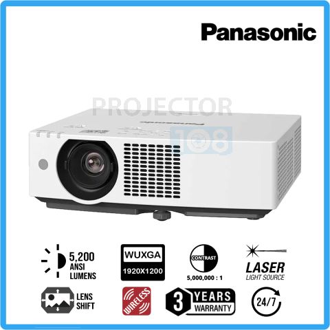 Panasonic PT-VMZ5ES 3LCD Laser Projector (5,200 ANSI Lumens, WUXGA) 