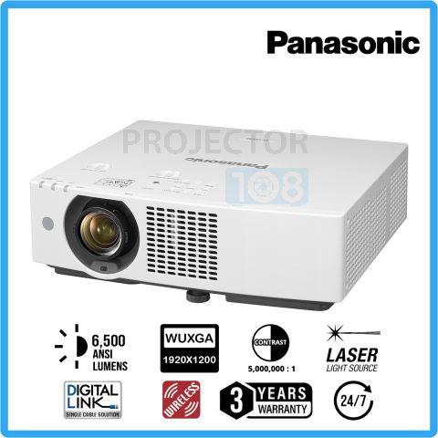 Panasonic PT-VMZ62 3LCD Laser Projector (6,500 ANSI Lumens, WUXGA) 