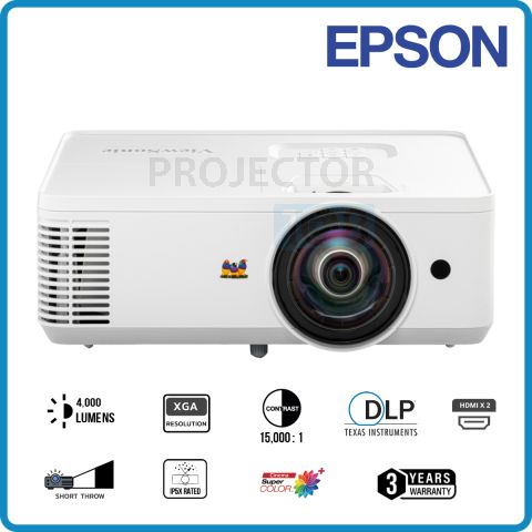 Viewsonic PS502X  DLP Short Throw Projector (4,000,XGA)