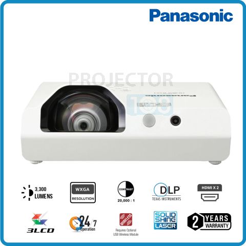 Panasonic PT-TW380 3LCD Short Throw Projector