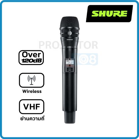 SHURE : QLXD2/K8B-M19Handheld Wireless Transmitter with Interchangeable KSM8 Microphone Capsule - M19 Band (694-703 MHz).