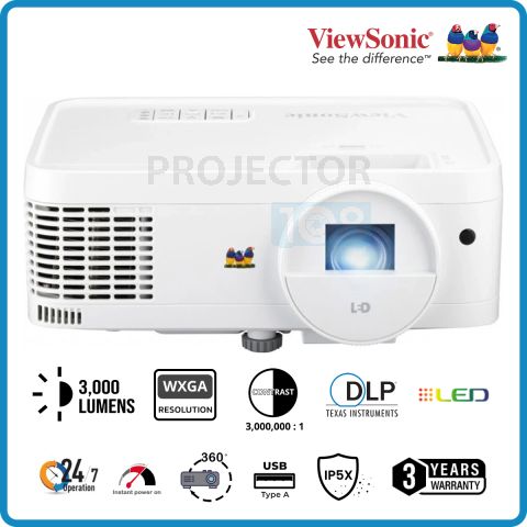 ViewSonic LS510W WXGA LED Business & Education Projector