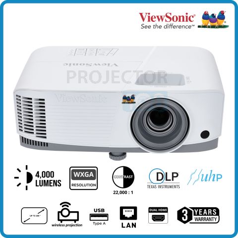 ViewSonic PA504W WXGA Education & Business​ Projector​