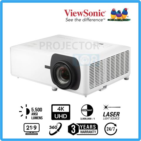 Viewsonic LS901-4K DLP Laser Projector (5,500 ANSI Lumens, 4K UHD)