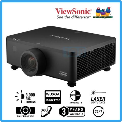 ViewSonic LS951WU Short Throw Left Side