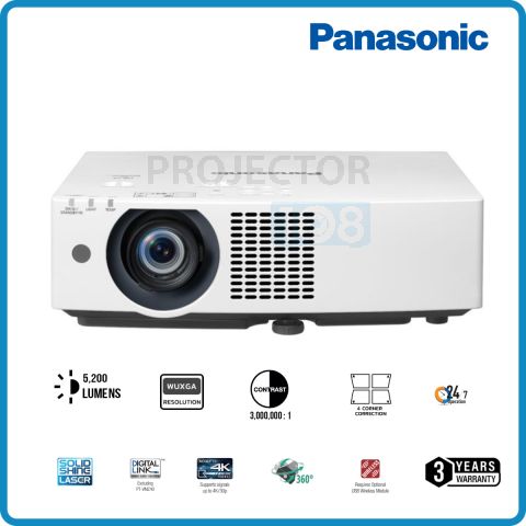 Panasonic PT-VMZ51 3LCD Laser Projector ( 5,200 , WUXGA )