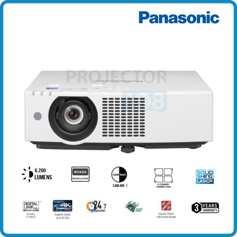 Panasonic PT-VMZ61 3LCD Laser Projector ( 6,200 , WUXGA ) 