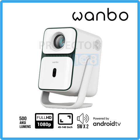 Wanbo T2 Ultra Portable LED Projector (500 ANSI Lumens, Full HD)