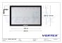 VERTEX Fixed Frame HD-Gray Screen 100" อัตราส่วน 16:9