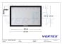 VERTEX Fixed Frame HD-Gray Screen 92" อัตราส่วน 16:9